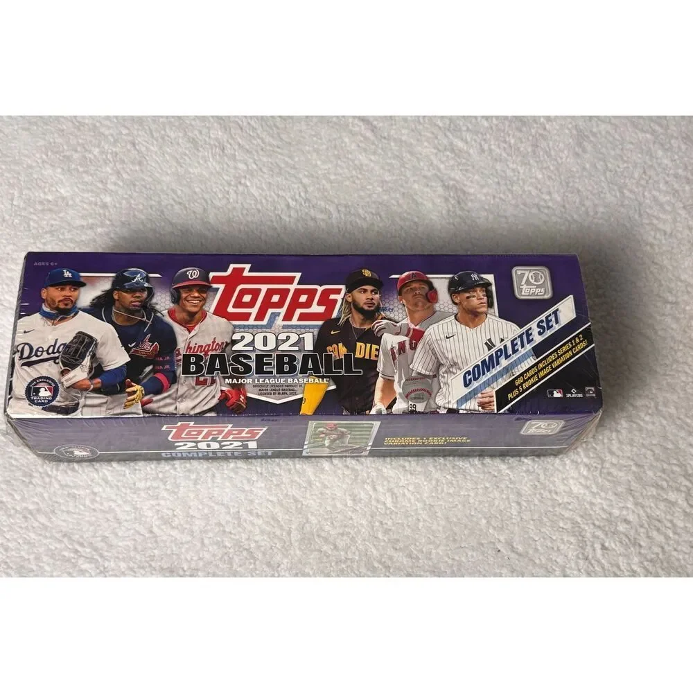 2021 TOPPS MLB COMPLETE SET FACTORY SEALED BOX 660 CARDS SERIES 1 & 2 - Picture 3 of 6